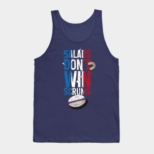 funny rugby, salads don't win scrums Tank Top